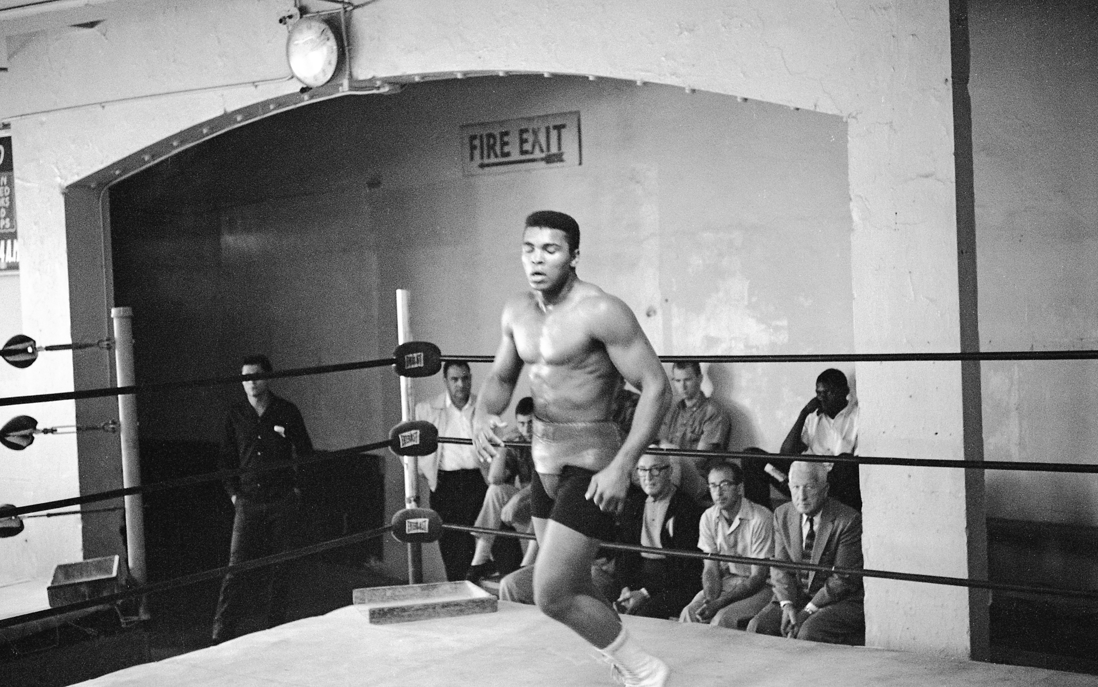 Cassius Clay Training