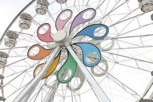 Ferris Wheel, low angle view