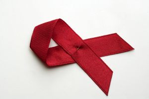 AIDS ribbon.