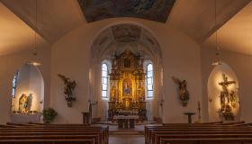 Mayrhofen Parish Church, nave