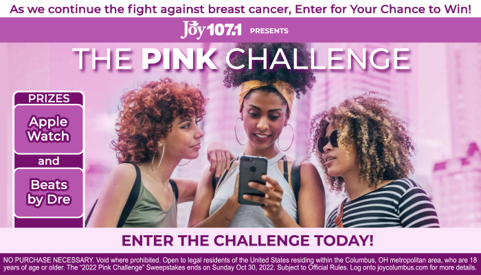 WJYD Pink Challenge