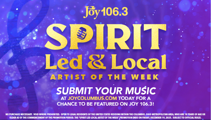 JOY 106.3 Spirit Led & Local Artist of the Week | iOne Local | 2025-03-31