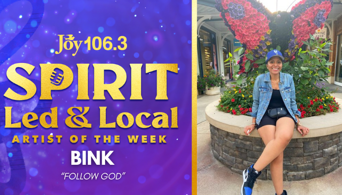 JOY Spirit Led and Local Artist of the Week BINK