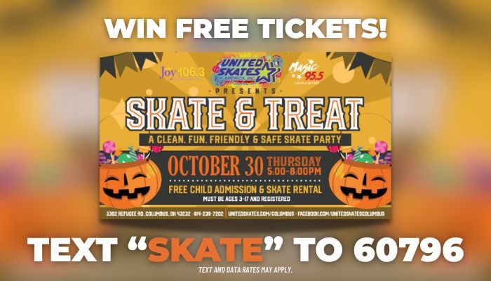 JOY Skate and Treat Text to Win
