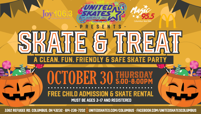 Updated 2025 Skate & Treat Graphics